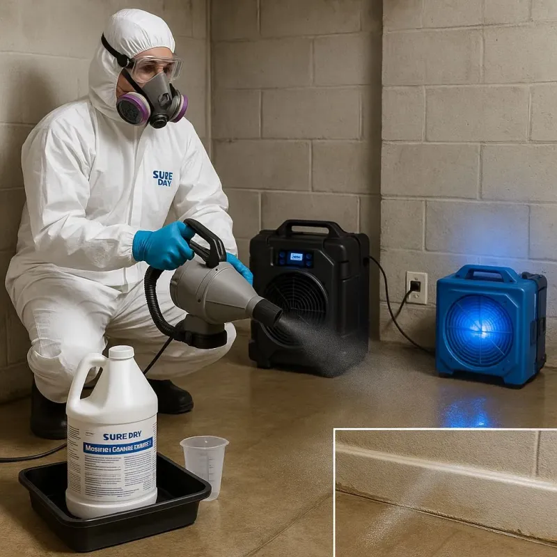 Sanitization and Odor Removal process in Fort Bliss, TX