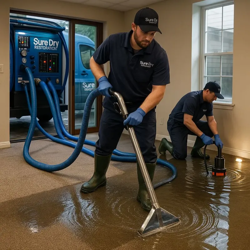 Water Extraction and Removal process in Fort Bliss, TX